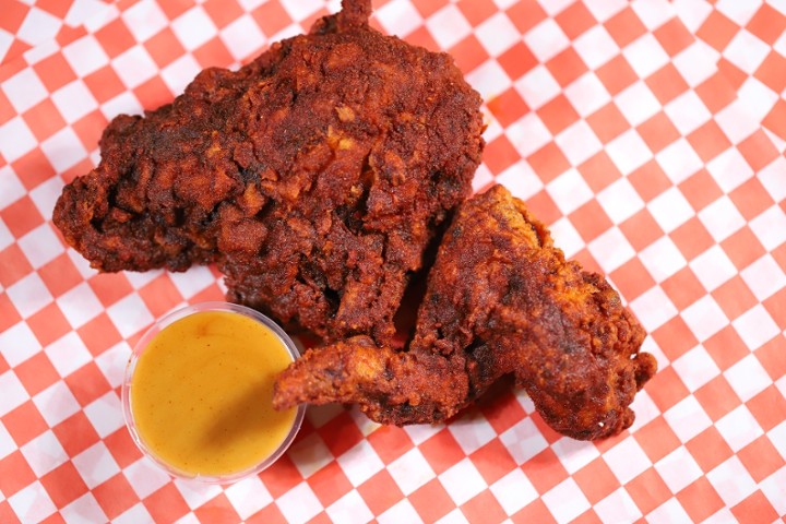 Quarter Chicken (Breast & Wing) & Fries