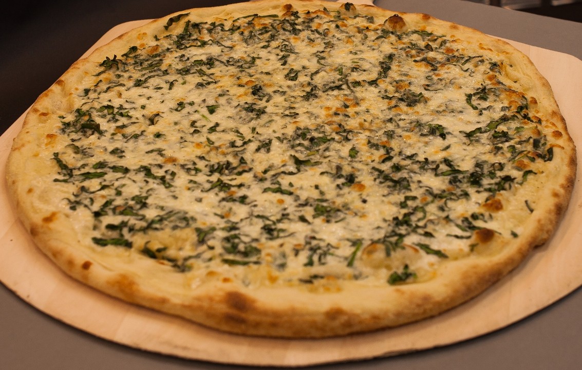 LRG Spinach Pizza