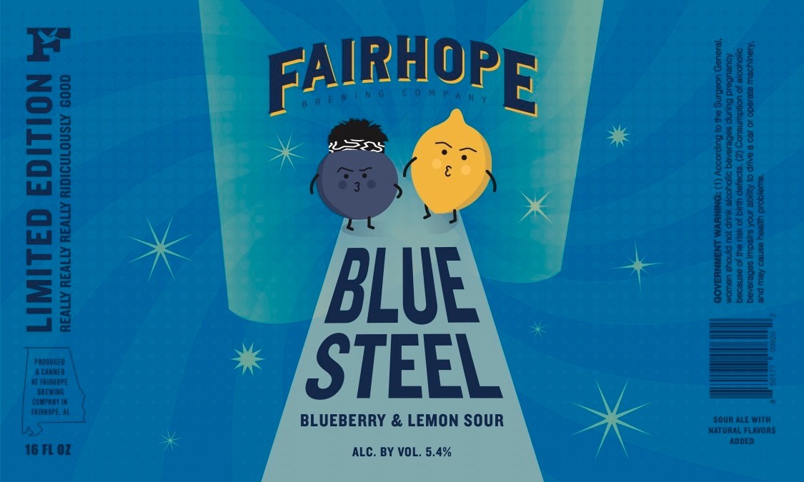 #8 23oz Fairhope Brewing Co. - Blue Steel