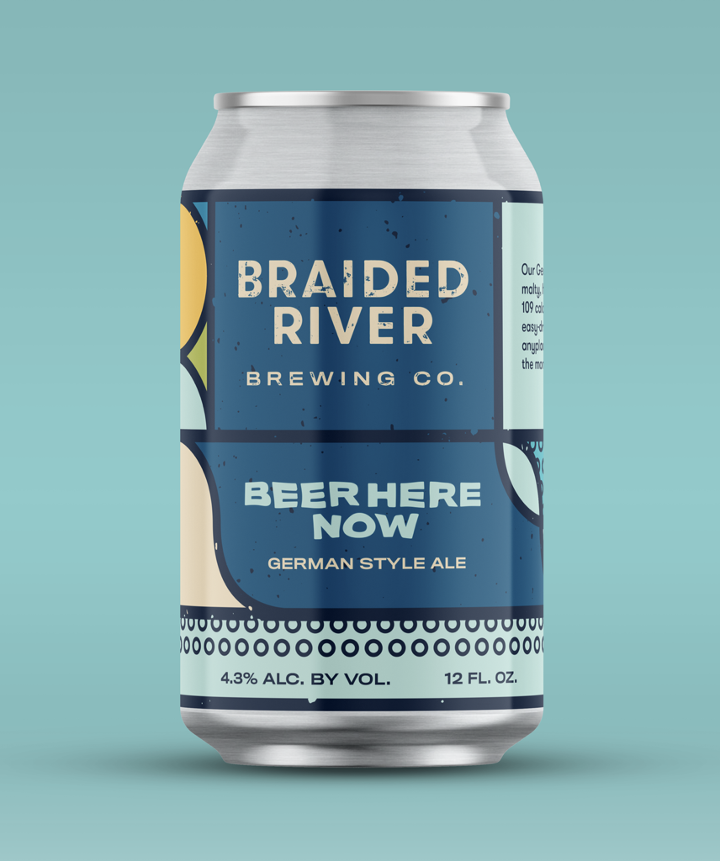 #25 16oz Braided River - Beer Here Now