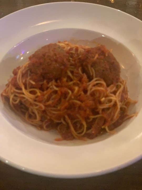 Kids Angel Hair with 2 Meatballs