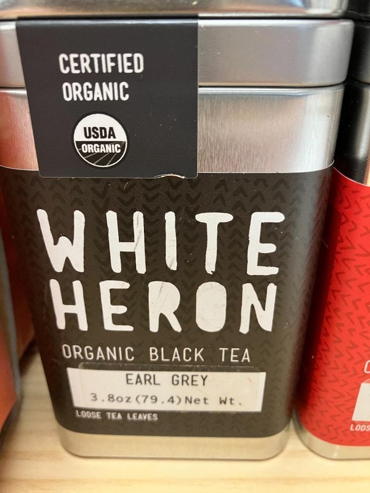 White Heron Earle Grey Loose Leaf Tea