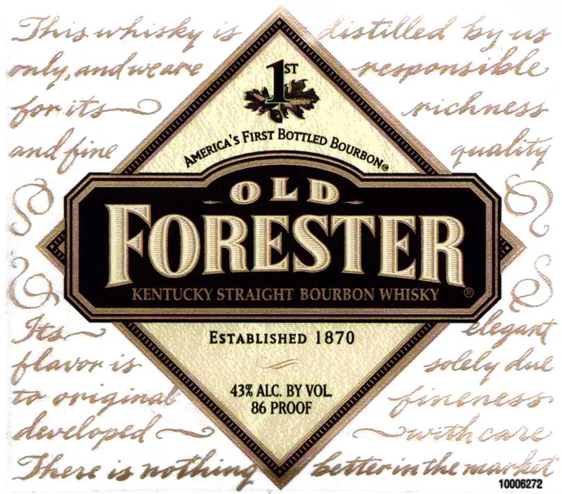 Old Forester Bourbon Whiskey