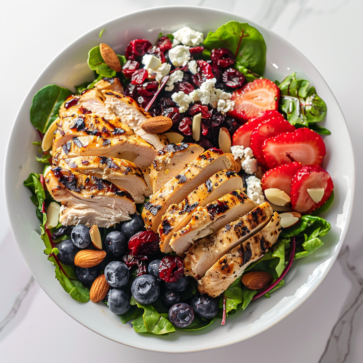 Berry Almond Chicken Salad