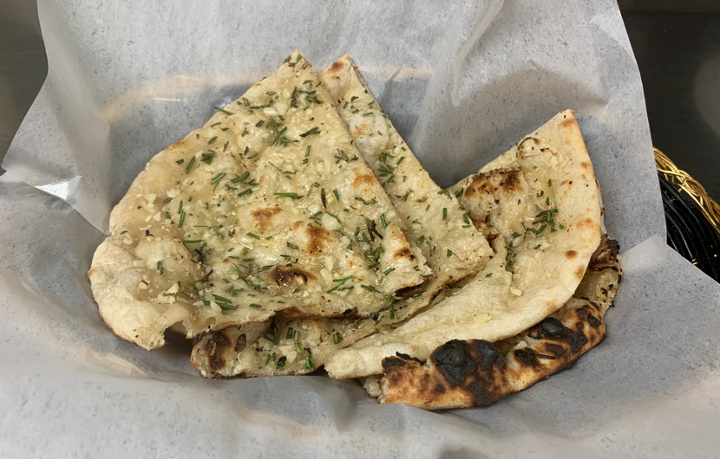 Rosemary Garlic Naan