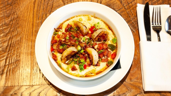 Bourbon Shrimp & Grits