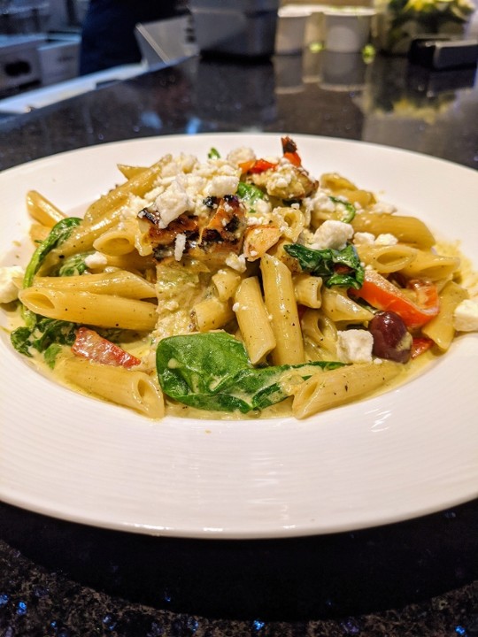 Mediterranean Pesto Chicken Penne