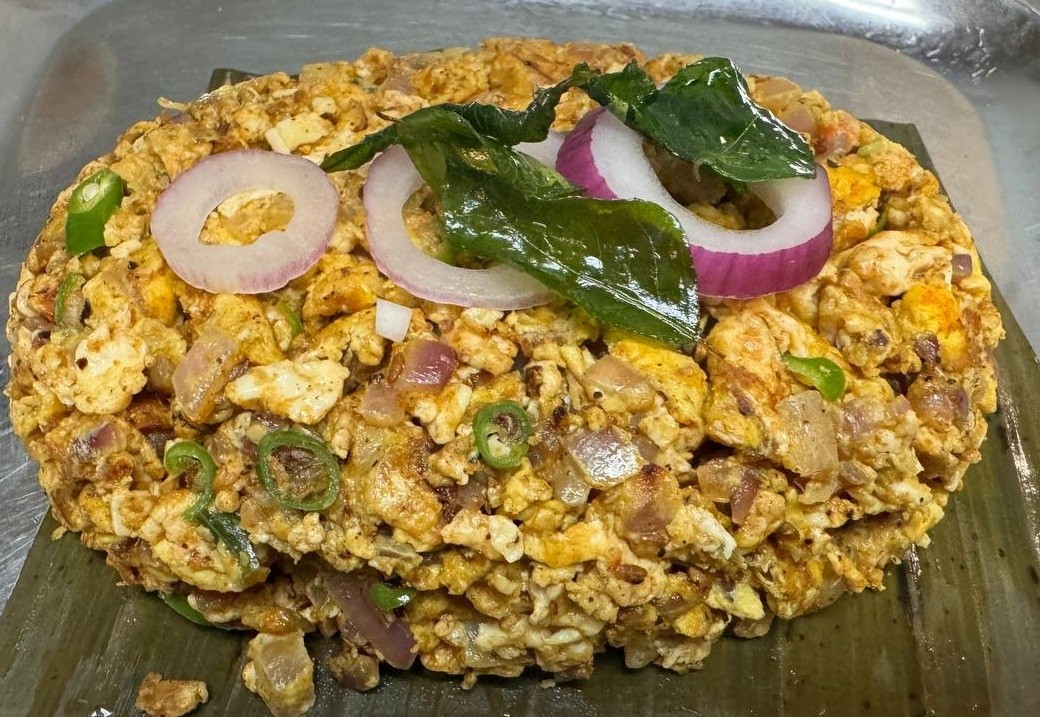 Chettinad Muttai Poriyal (Egg Burji)