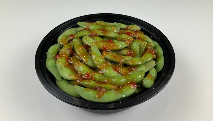 Shared Edamame with Sweet Chili Sauce (serves 6-8)