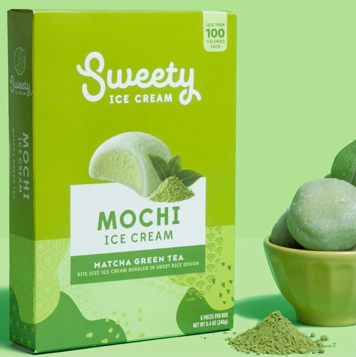 Green Tea Mochi Ice Cream-Box of 6