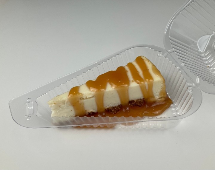 Cheesecake with Caramel Topping