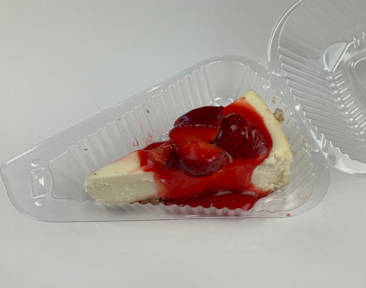 Cheesecake with Strawberry Topping