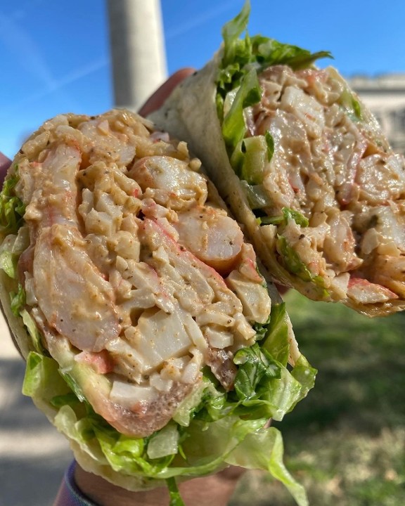 Seafood Salad Wrap