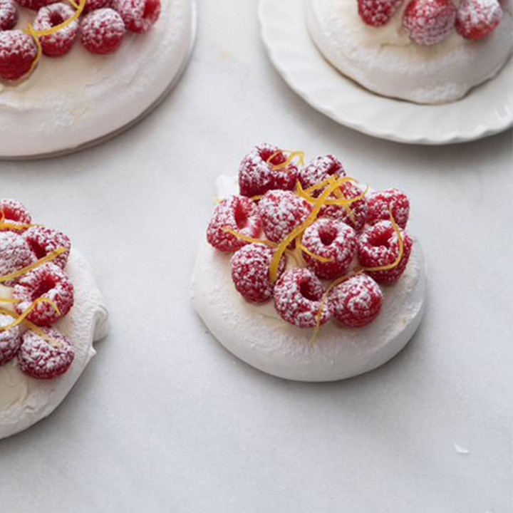 Lemon Raspberry Pavlova (GF)