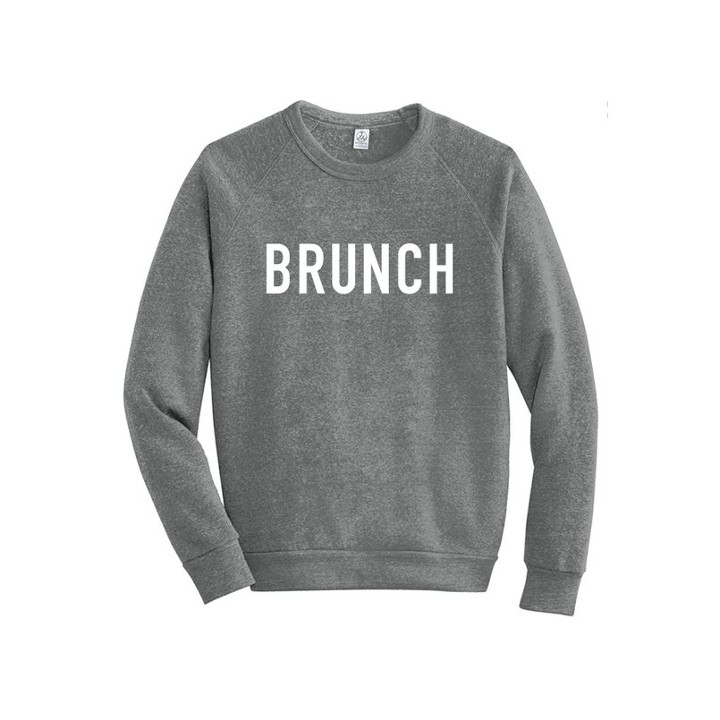 Gray "Brunch" Sweatshirt