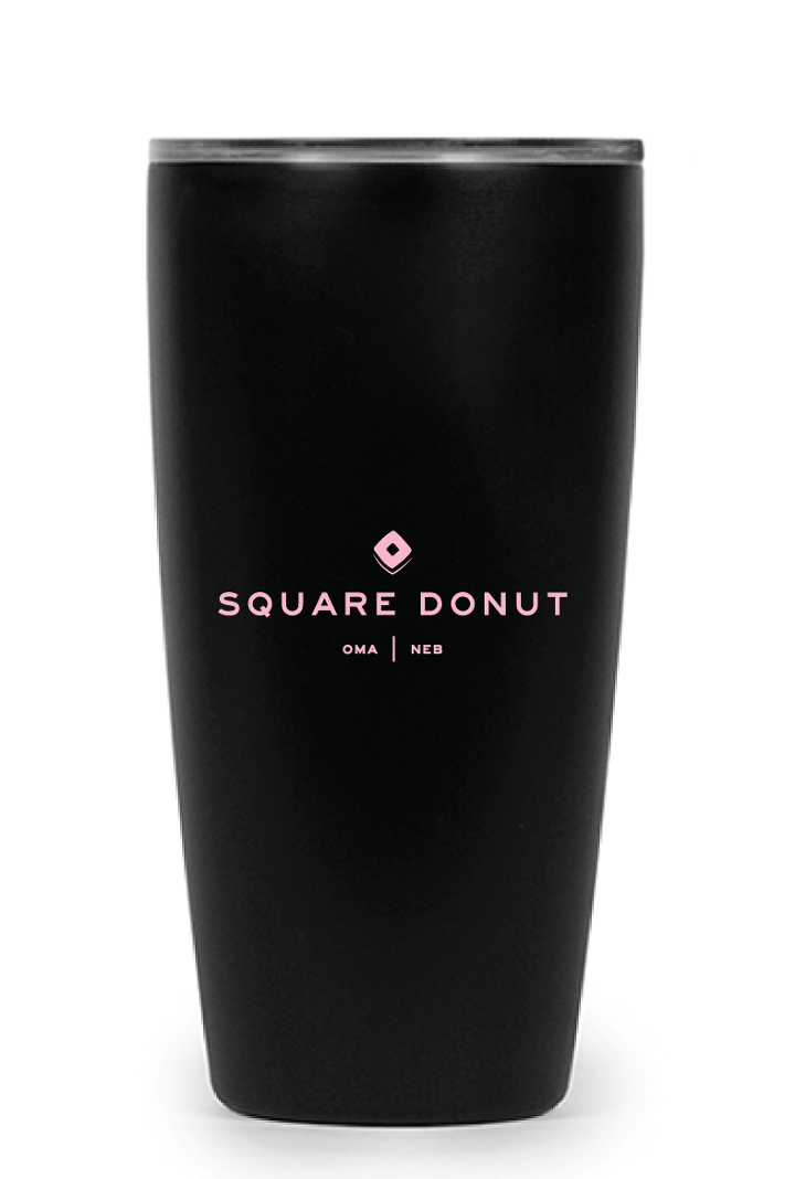 Tumbler 16 oz. Black ($1 off brewed coffee refills; .50 cents off specialty coffee refills)