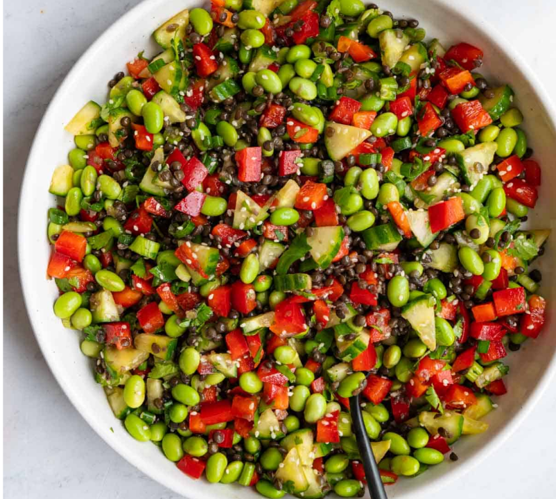 Edamame Salad (Vegan Soybean Salad)