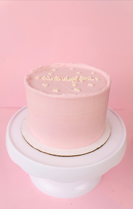Pink Heart Cake