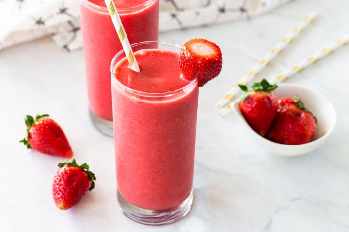 LARGE Strawberry Lychee Guava Smoothie