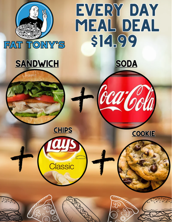 Daily Meal Deal - Sandwich, Chips, Cookie and Choice of Bottled Drink