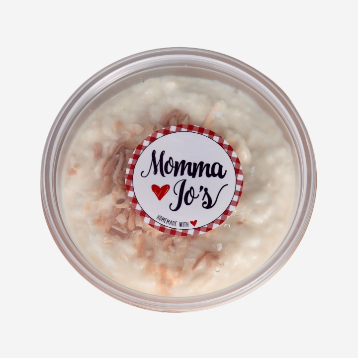 MOMMA JO'S COCONUT RICE PUDDING