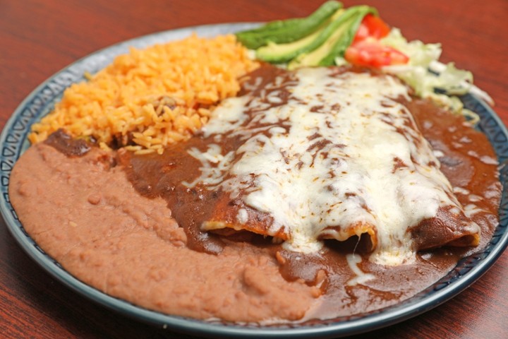 Chicken Mole Enchiladas