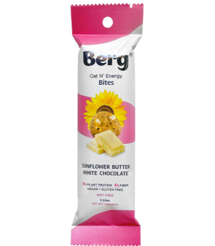 Sunflower Butter White Chocolate Berg Bites