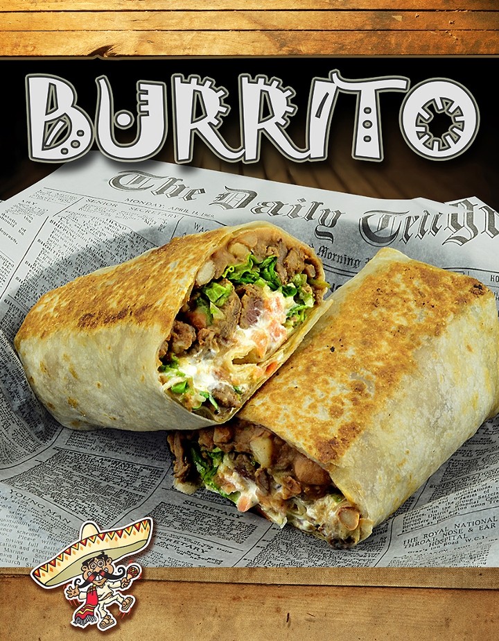 King Burrito Plate