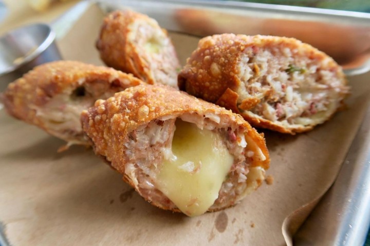 HH - 3 - Boudin Egg Roll W/Pepper Jack Cheese