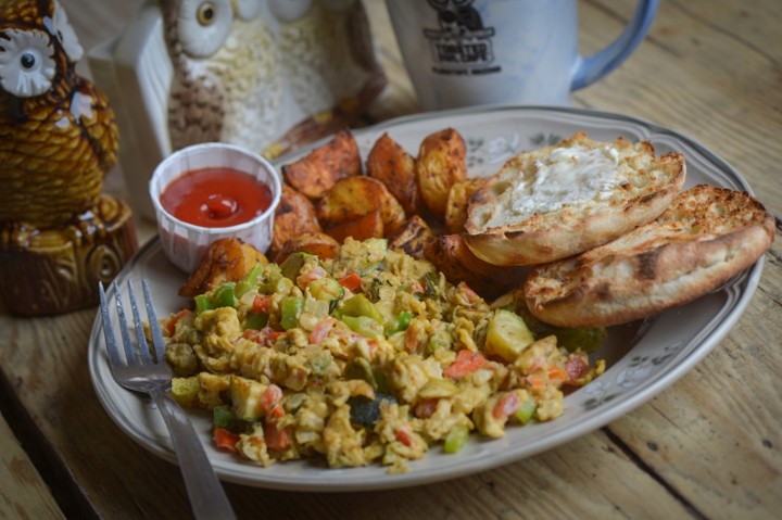 Roasted Veggie Scramble