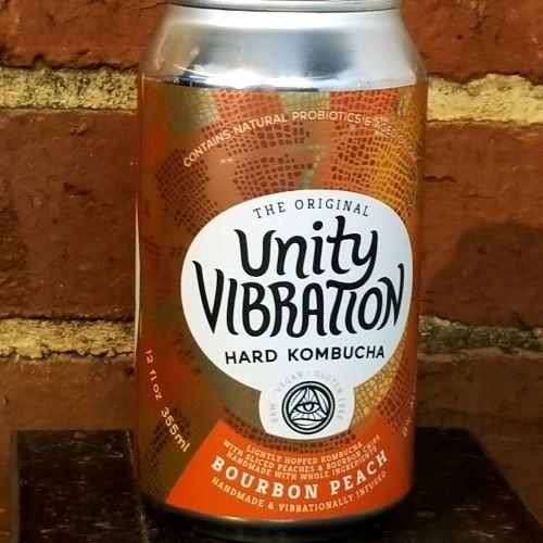 Unity Vibration Bourbon Peach Hard Kombucha 4 PACK