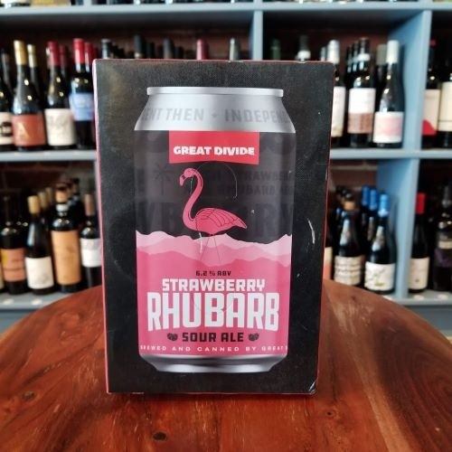 Great Divide Strawberry Rhubarb 6 PACK