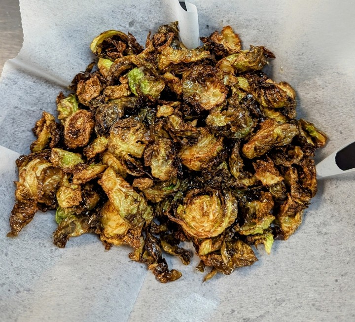Honey Glazed Blackened Brussels Sprouts