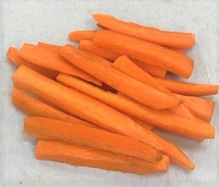 Sliced Fresh Carrots