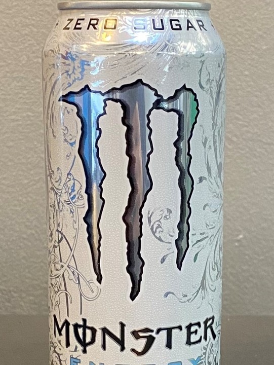 Monster Energy Drink Zero Sugar White Can (16oz)