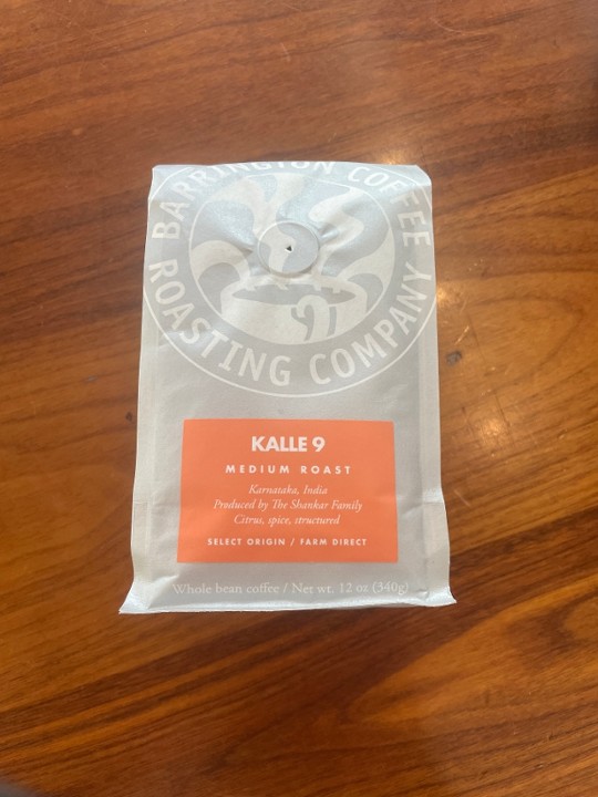 Barrington Coffee Kalle 9 whole bean 12oz Bag
