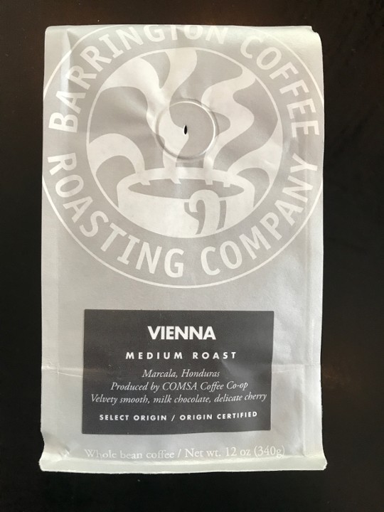 Barrington Coffee Vienna Whole Bean 12oz