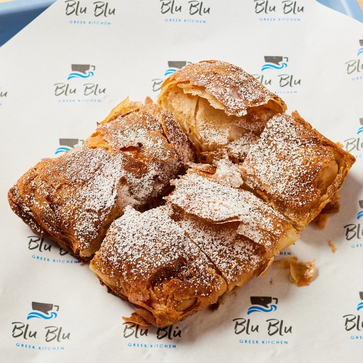 Bougatsa "Sweet Custard" Pastry Pie Slice