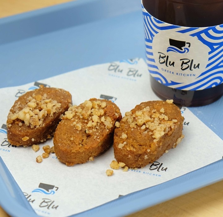 Honey Walnut Cookie (Melomakarona) - Per Piece