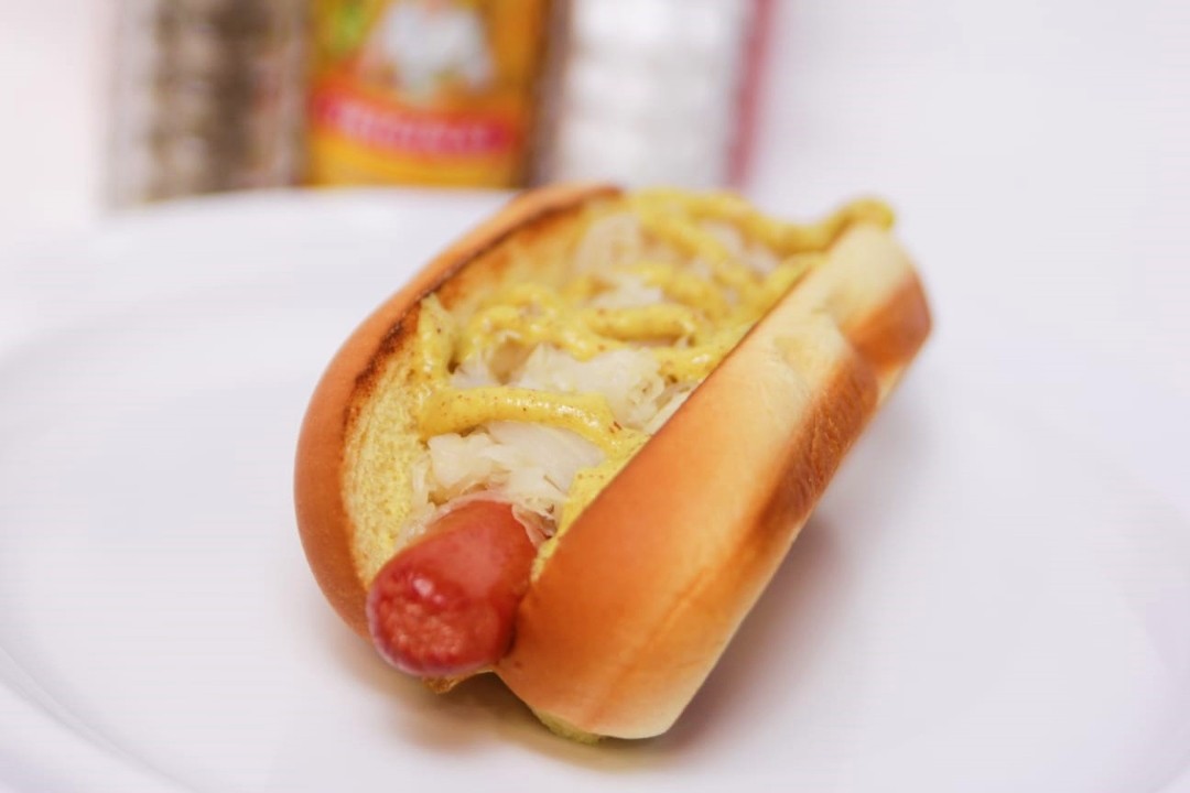 Sauerkraut & Mustard Hot Dog