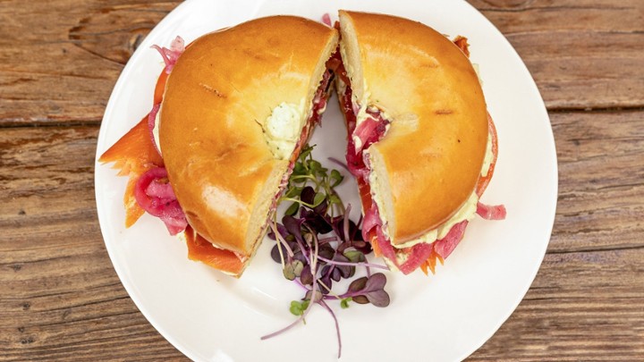 Spicy Trout Bagel