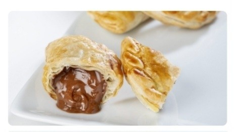 2pcs Mini Flour Shell Nutella Empanada