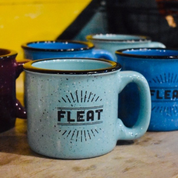 FLEAT CERAMIC CAMPING MUGS