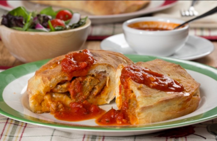 Vegan Meatball Calzone (Vegan)