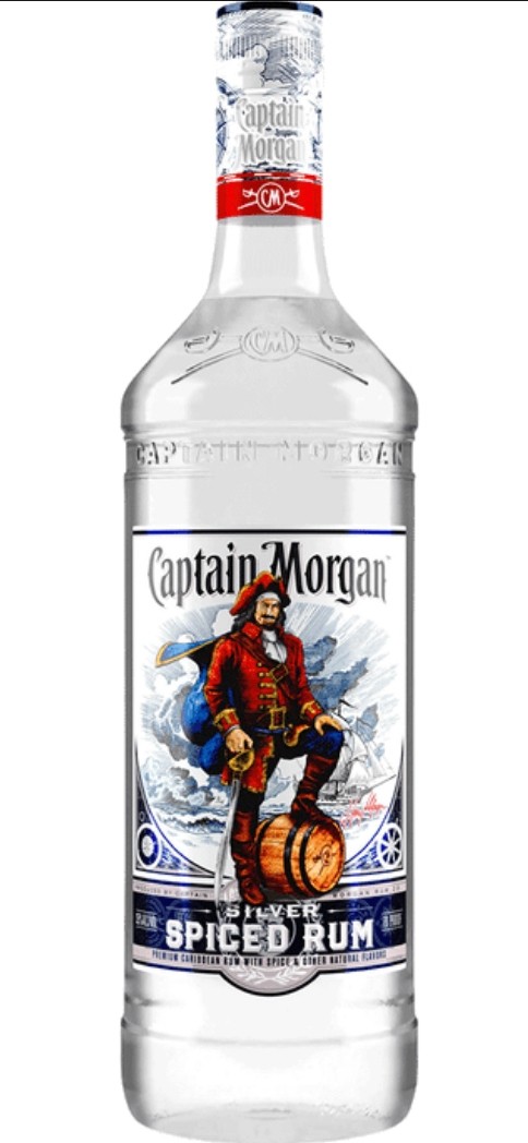 Captain Morgan Silver Rum (Online) 2 Oz