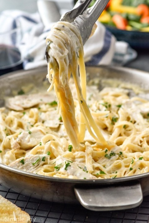 Vegan Chicken Alfredo