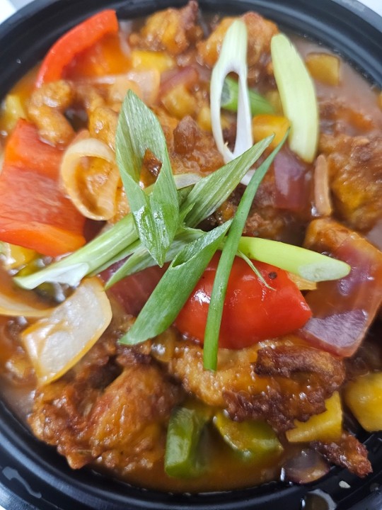 SWEET  AND  SOUR CHICKEN