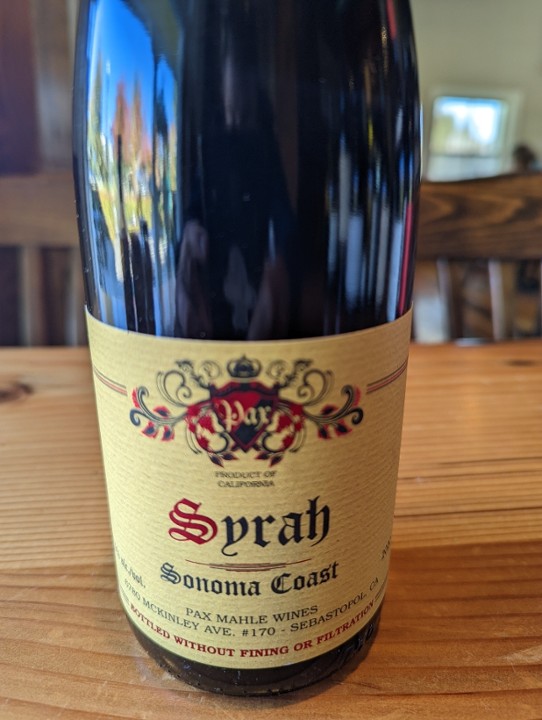 Pax Syrah BTL