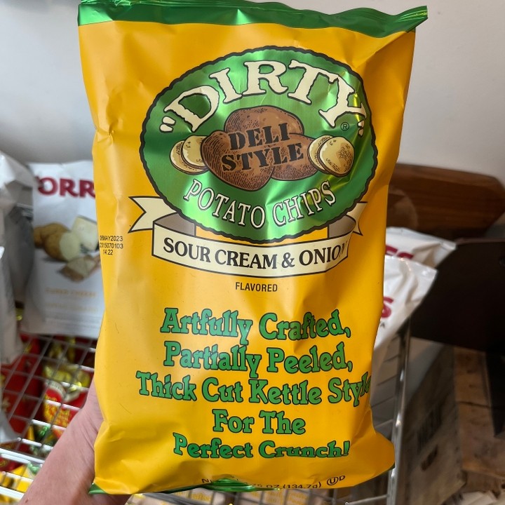 Dirtys 5 oz Sour Cream and Onion Chip