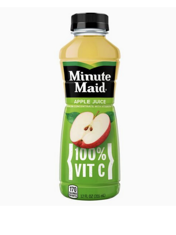 12 oz Minute Maid Apple Juice